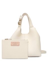 Coccinelle Torebka SHA Coccinelle C-Easy E1 SHA 58 01 01 Écru. Materiał: skórzane #5