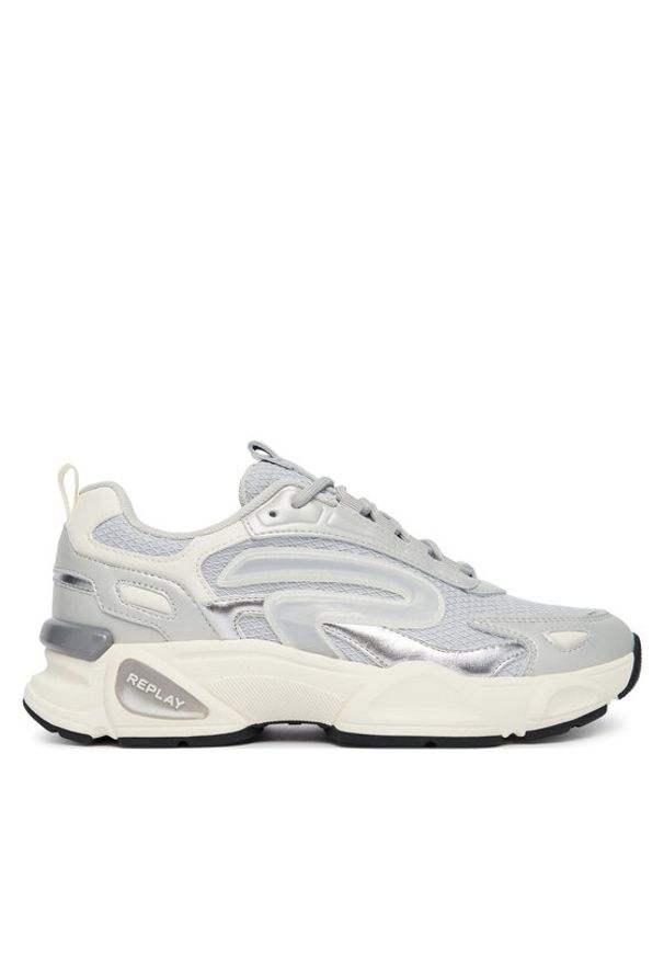 Replay - REPLAY Sneakersy GWSIR .000.C0001T Srebrny. Kolor: srebrny. Materiał: materiał