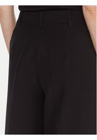 BOSS Spodnie palazzo C_Tiwi2 50545580 Czarny Wide Leg. Kolor: czarny. Materiał: syntetyk #5