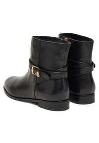 Lauren Ralph Lauren - LAUREN RALPH LAUREN Botki Brooke 802967768001 Czarny. Kolor: czarny. Materiał: skóra #5