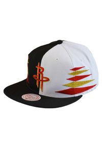 Czapka z daszkiem Mitchell & Ness NBA Diamond Cut Houston Rockets-HROYYPPPBKWH. Kolor: biały, czarny, wielokolorowy #1