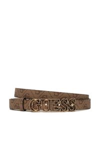 Guess Pasek Damski BW7859 P3420 Brązowy. Kolor: brązowy. Materiał: skóra