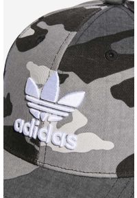adidas Originals czapka z daszkiem bawełniana Camo Baseball Cap kolor szary wzorzysta IB9195-SZARY. Kolor: szary. Materiał: bawełna #3