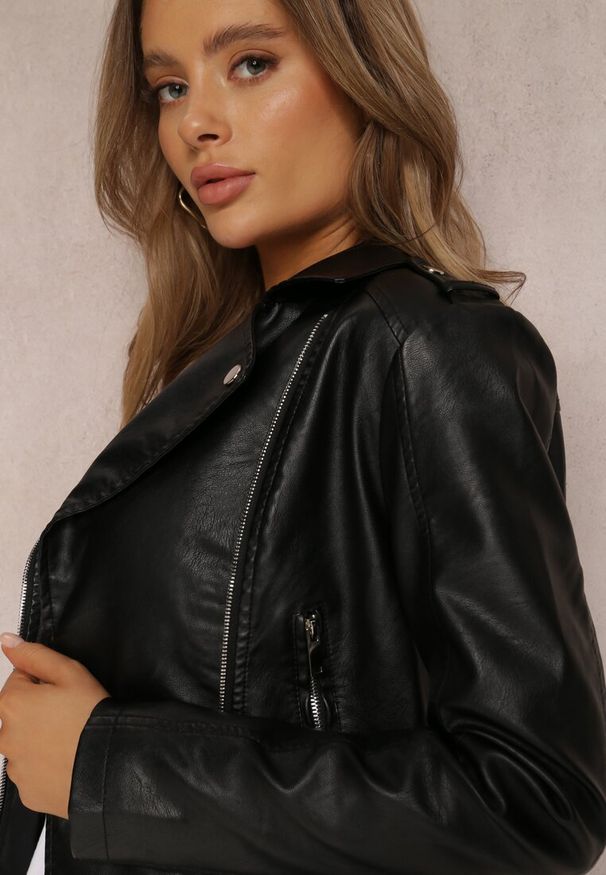 Renee - Czarna Ramoneska Blackburn. Kolor: czarny. Styl: rockowy