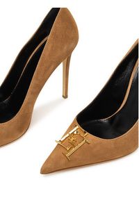 Elisabetta Franchi Szpilki SA59L61E2 Brązowy. Kolor: brązowy. Materiał: zamsz, skóra. Obcas: na szpilce #4