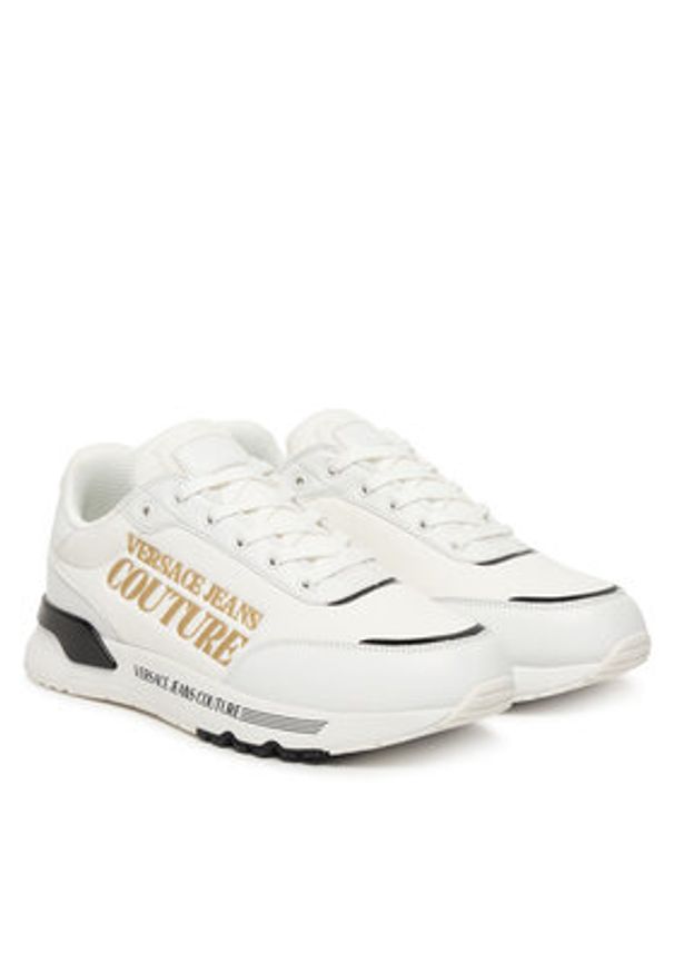 Versace Jeans Couture Sneakersy 80YA3SA5 ZSE13 Biały. Kolor: biały. Materiał: mesh