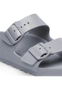 Klapki męskie Birkenstock Arizona Eva. Kolor: szary. Materiał: materiał, syntetyk. Szerokość cholewki: normalna. Sport: turystyka piesza