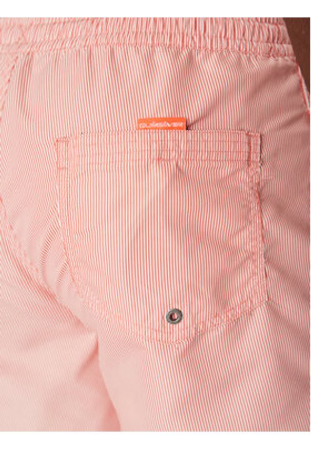 Quiksilver Szorty kąpielowe EQYJV04101 Różowy Regular Fit. Kolor: różowy. Materiał: syntetyk