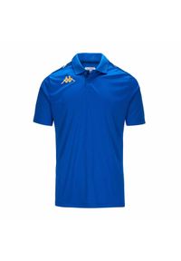 Polo Kappa Ghiolo. Typ kołnierza: polo. Kolor: niebieski. Styl: sportowy #1