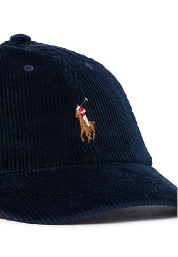 Polo Ralph Lauren Czapka z daszkiem 211A90413001 Granatowy. Kolor: niebieski. Materiał: bawełna