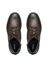 Geox Trapery U Andalo U46DDC 000FF C6009 Brązowy. Kolor: brązowy. Materiał: skóra #5