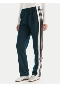 Adidas - adidas Spodnie dresowe Adibreak JV7515 Zielony Loose Fit. Kolor: zielony. Materiał: syntetyk
