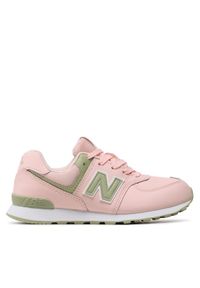 New Balance Sneakersy GC574CT1 Różowy. Kolor: różowy. Materiał: skóra. Model: New Balance 574