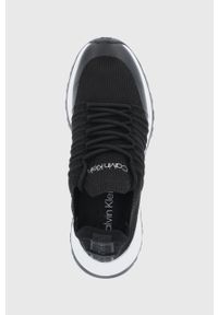 Calvin Klein Buty kolor czarny na płaskiej podeszwie. Nosek buta: okrągły. Zapięcie: sznurówki. Kolor: czarny. Obcas: na płaskiej podeszwie #5