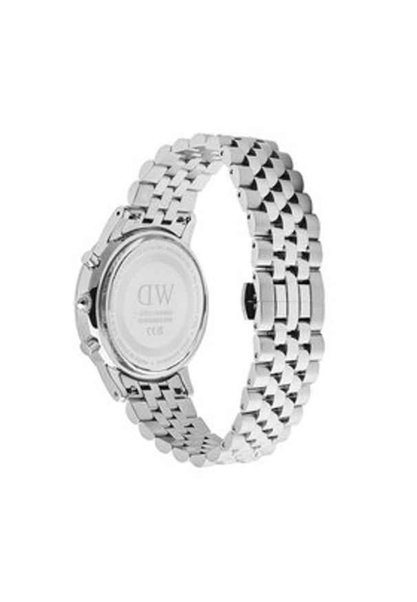 Daniel Wellington Zegarek Iconic Chronograph DW00100874 Srebrny. Kolor: srebrny