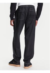 Adidas - adidas Spodnie dresowe Wabash JP4489 Czarny Loose Fit. Kolor: czarny. Materiał: bawełna