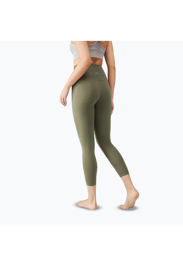 Joy in me - Legginsy do jogi damskie JOYINME 7/8 Unity Ease. Kolor: zielony. Sport: joga i pilates