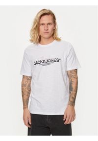Jack & Jones - Jack&Jones T-Shirt Joraruba 12255452 Biały Standard Fit. Kolor: biały. Materiał: bawełna