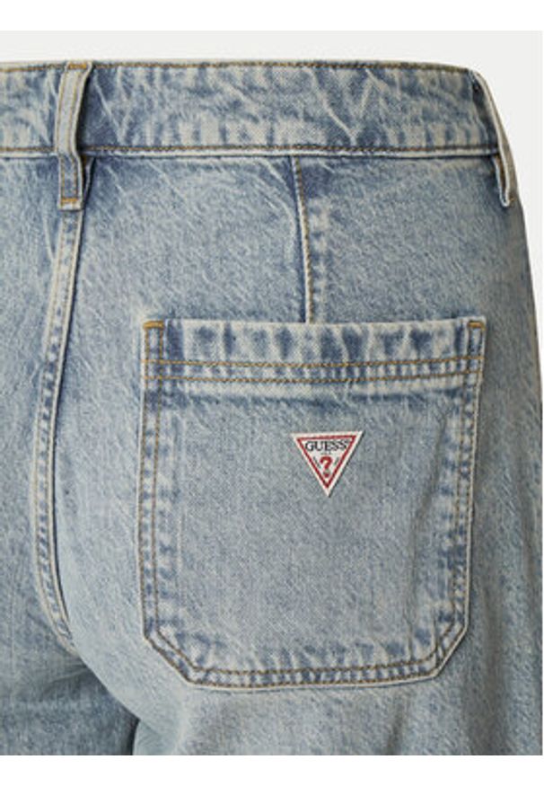 Guess Jeans Jeansy W5RA1R D5M51 Błękitny Regular Fit. Kolor: niebieski