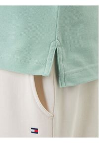 TOMMY HILFIGER - Tommy Hilfiger Polo 1985 MW0MW17771 Zielony Slim Fit. Typ kołnierza: polo. Kolor: zielony. Materiał: bawełna #5