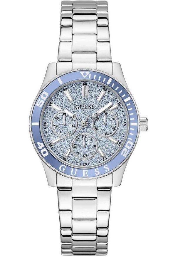 Zegarek Guess Zegarek damski Guess GW1035L1 srebrny. Kolor: srebrny