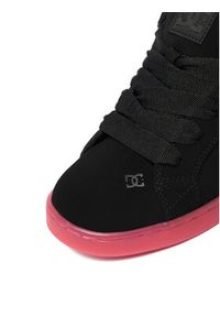 DC Shoes Sneakersy EO-COURT GRAFFIK LE DC02894001 Czarny. Kolor: czarny. Materiał: nubuk, skóra #5