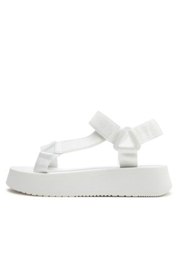 Calvin Klein Jeans Sandały Sandal Velcro Webbing Dc YW0YW01353 Biały. Kolor: biały. Materiał: materiał