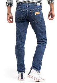 Wrangler - WRANGLER TEXAS MĘSKIE SPODNIE JEANSOWE THE MOMENT AUTHENTIC STRAIGHT W121OCR25 112319229. Okazja: na spotkanie biznesowe. Styl: biznesowy, elegancki #8