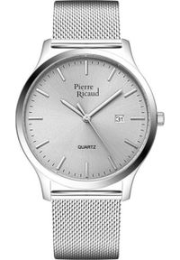 Zegarek Pierre Ricaud Zegarek męski Pierre Ricaud P91094.5117Q srebrny. Kolor: srebrny #1