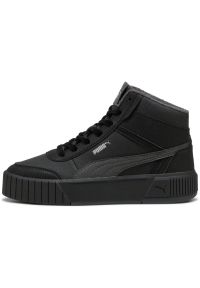 Buty Puma Carina Mia Mid Wt r, Dla obu płci. Kolor: czarny. Materiał: skóra ekologiczna, materiał. Sport: fitness