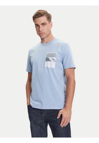 BOSS T-Shirt Te_Container 50546920 Błękitny Regular Fit. Kolor: niebieski. Materiał: bawełna