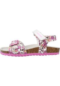 Geox - Sandały GEOX B SANDAL CHALKI GIRL Biały. Kolor: biały. Materiał: syntetyk, tkanina. Sezon: lato