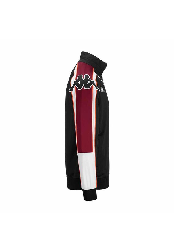 Kappa - Dziecięca bluza dresowa Metz Regroove 2024/25. Kolor: czarny, wielokolorowy, biały. Materiał: dresówka. Sport: piłka nożna