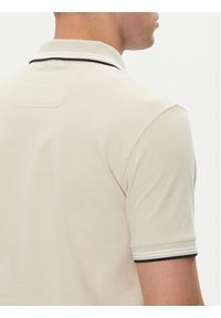 BOSS Polo Paul 50506193 Beżowy Slim Fit. Typ kołnierza: polo. Kolor: beżowy. Materiał: bawełna #5