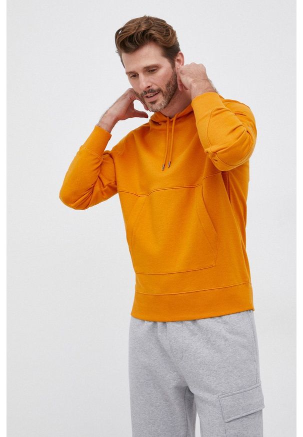 C.P. Company - Bluza bawełniana. Okazja: na co dzień. Kolor: pomarańczowy. Materiał: bawełna. Styl: casual