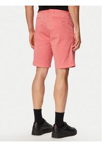 BOSS Szorty materiałowe 50536723 Czerwony jasny Slim Fit. Kolor: czerwony. Materiał: bawełna #4