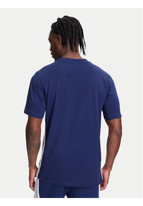 Adidas - adidas T-Shirt Essentials 3-Stripes JE6399 Niebieski Regular Fit. Kolor: niebieski. Materiał: bawełna