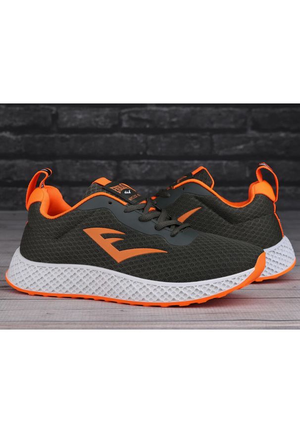 Buty męskie sportowe do biegania EVERLAST EV738J OLIVE. Kolor: biały, zielony, pomarańczowy, wielokolorowy