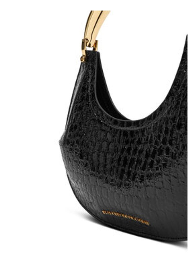Elisabetta Franchi Torebka BS-29A-56E2-V440 Czarny. Kolor: czarny. Materiał: skórzane