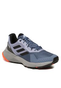 Adidas - Buty adidas Performance. Kolor: niebieski. Materiał: materiał. Model: Adidas Terrex. Sport: bieganie #1