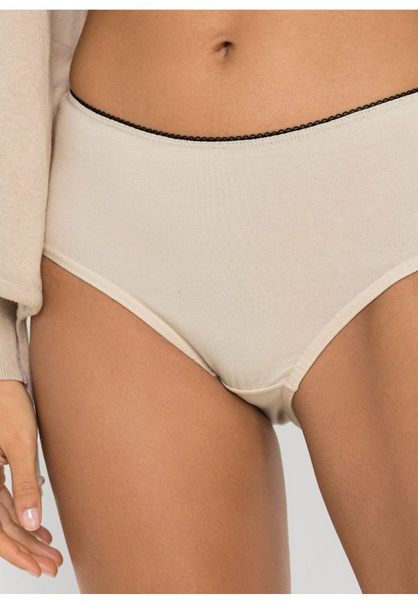 bonprix - Figi maxi (5 par). Kolor: czarny