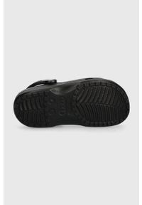 Crocs klapki Classic kolor czarny 10001. Nosek buta: okrągły. Kolor: czarny. Materiał: guma #2