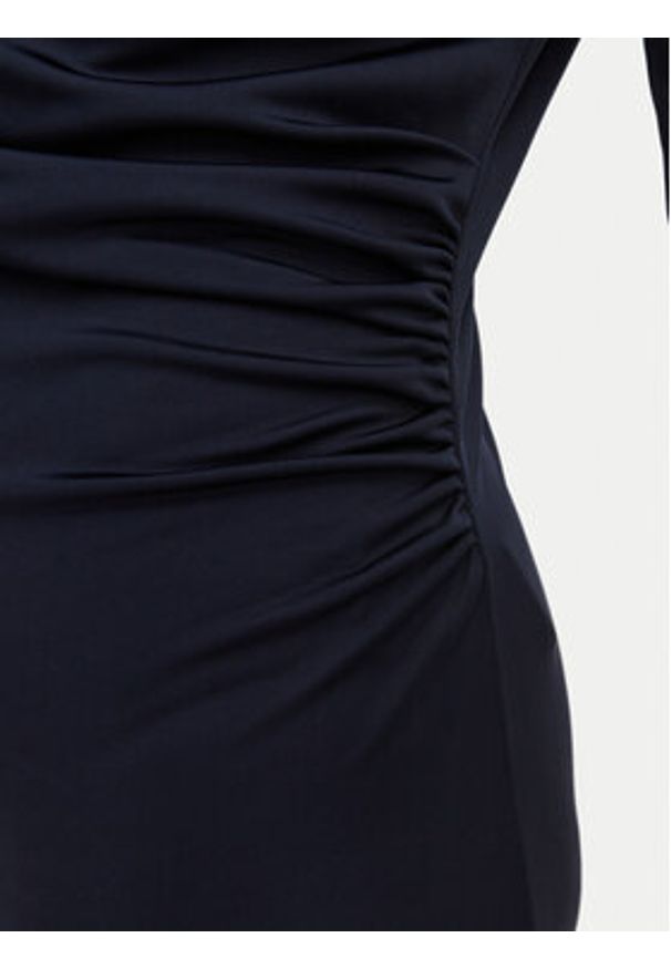 BOSS Sukienka codzienna Ejoe 50562866 Granatowy Regular Fit. Okazja: na co dzień. Kolor: niebieski. Materiał: wiskoza. Typ sukienki: proste. Styl: casual