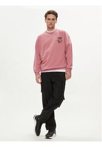 Jack & Jones - Jack&Jones Bluza Dirk 12249455 Różowy Wide Fit. Kolor: różowy. Materiał: bawełna #6