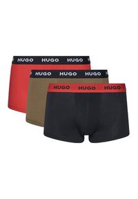 Hugo - HUGO Komplet 3 par bokserek 50532611 Kolorowy. Materiał: bawełna. Wzór: kolorowy #4