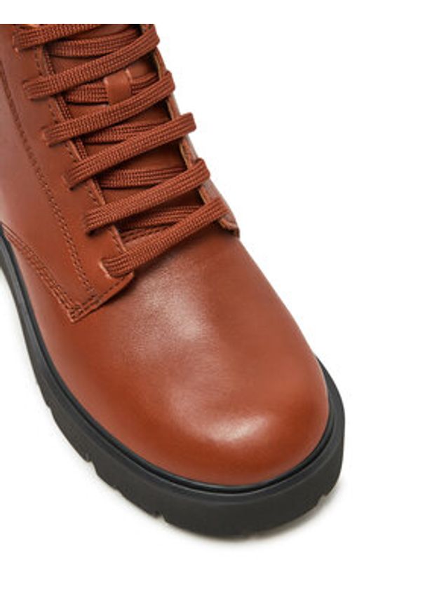 Camper Trzewiki Milah K400577-011 Czerwony. Kolor: czerwony. Materiał: skóra