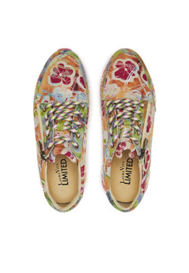 Laura Vita Sneakersy Delphine 46 Kolorowy. Materiał: skóra. Wzór: kolorowy