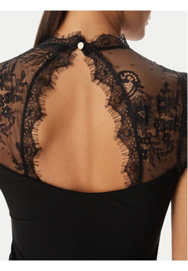 Rinascimento Sukienka wieczorowa CFC0127526003 Czarny Slim Fit. Kolor: czarny. Materiał: syntetyk. Styl: wizytowy