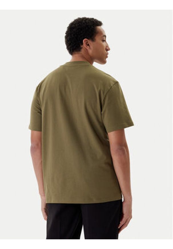 Hugo - HUGO T-Shirt Dapolino 50488330 Zielony Relaxed Fit. Kolor: zielony. Materiał: bawełna