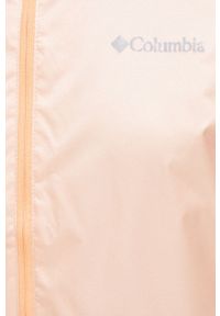 columbia - Columbia kurtka przeciwdeszczowa Ulica Jacket damska kolor pomarańczowy przejściowa 1718001-031. Kolor: pomarańczowy. Styl: street #5